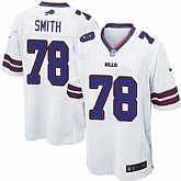 Nike Men & Women & Youth Bills #78 Smith White Team Color Game Jersey,baseball caps,new era cap wholesale,wholesale hats